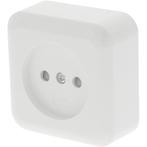 Q-LINK - Wandcontactdoos - Opbouw - 1-voudig Stopcontact -, Tuin en Terras, Kunststof, Overige typen, Nieuw, Ophalen of Verzenden