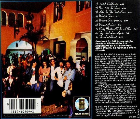 Hotel California - CD 0075596050920, Cd's en Dvd's, Cd's | Overige Cd's, Verzenden