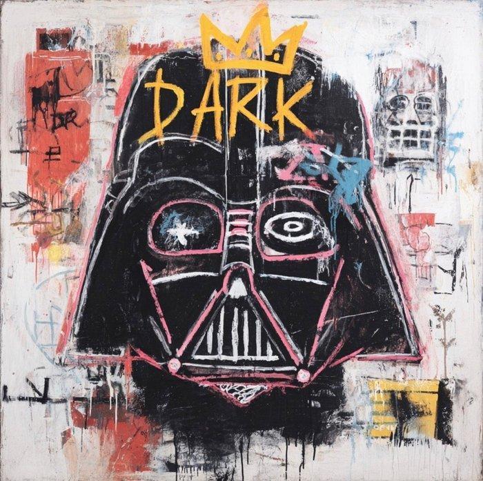 ERIC BRUMETTE - DARK VADOR BASQUIAT - Toile L, Antiek en Kunst, Kunst | Designobjecten