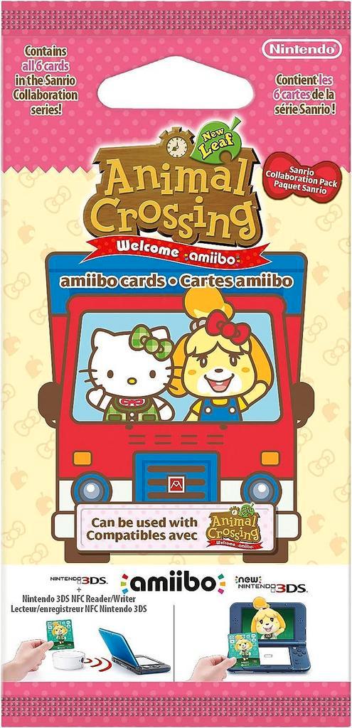 Animal Crossing New Leaf Amiibo Cards Sanrio Kaarten Booster, Spelcomputers en Games, Spelcomputers | Nintendo Consoles | Accessoires