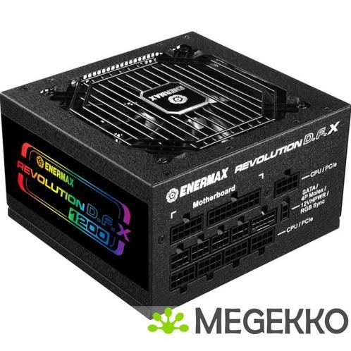 Enermax Revolution DFX power supply unit 1200W Zwart, Computers en Software, Interne voedingen, Nieuw, Verzenden