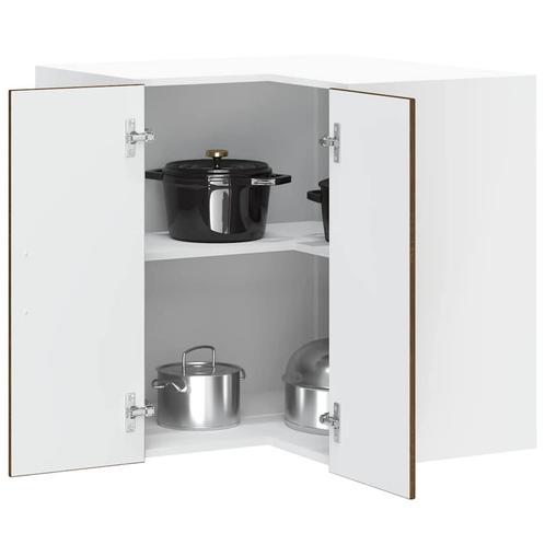 vidaXL Keuken hoekkast Porto bewerkt hout bruin eikenkleur, Huis en Inrichting, Keuken | Keukenelementen, Bruin, Nieuw, Verzenden