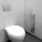 Inbouw Toiletborstelhouder LoooX Closed met Reserverolhouder, Ophalen of Verzenden, Nieuw