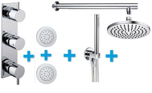 One-Pack inbouwthermostaatset type 17 (20cm), Doe-het-zelf en Verbouw, Sanitair, Nieuw, Verzenden