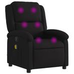 Luxe Massagestoel Zwart Stof | Tweedekansje | OP=OP, Huis en Inrichting, Stoelen, Ophalen of Verzenden, Nieuw, Zwart