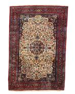 groot Perzisch tapijt mashad 320x220 wollen vloerkleed iran, Zo goed als nieuw, 200 cm of meer, Groot perzisch tapijt wollen vloerkleed handgeknoopt iran