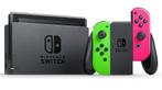 Nintendo Switch Console-Groen / Roze Joy-Con (Switch), Spelcomputers en Games, Spelcomputers | Nintendo Switch, Ophalen of Verzenden
