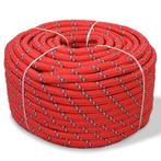 vidaXL Boot touw 10 mm 250 m polypropyleen rood, Verzenden, Nieuw