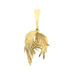 Gouden hanger van twee vleugels (gouden kettinghanger), Sieraden, Tassen en Uiterlijk, Bedels, Overige merken, Goud, Gebruikt