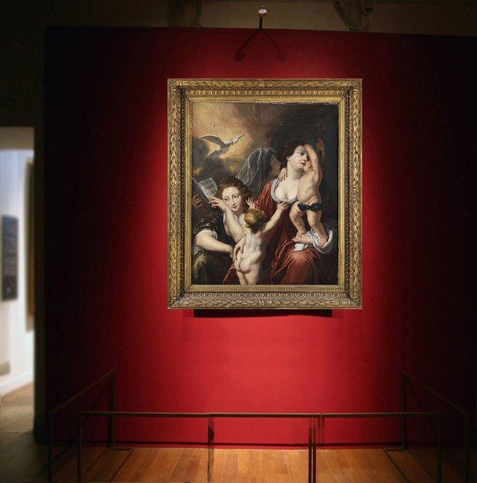 Pieter Paul Rubens (1577 – 1640), Kring van - Fede, Speranza, Antiek en Kunst, Kunst | Schilderijen | Klassiek