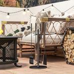 TRUUSK 5-delige Haardgereedschap Set - Schep, Bezem, Tang, P, Huis en Inrichting, Verzenden, Nieuw