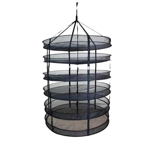 Droognet Zwart, rond 90 cm, 6 lagen, Tuin en Terras, Kweekspullen, Nieuw, Ophalen of Verzenden