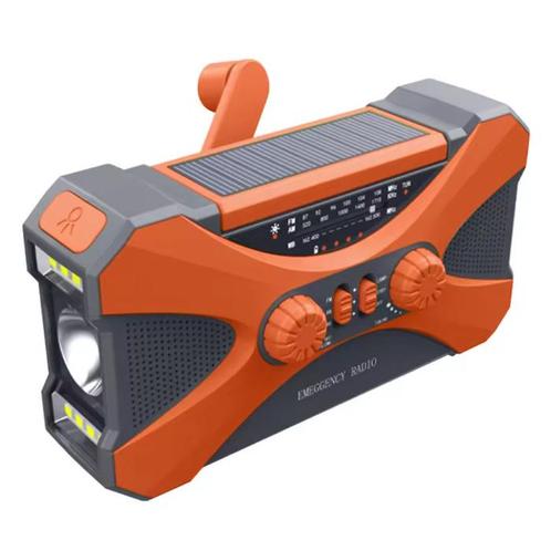 10.000mAh Powerbank & Radio op Zonne-energie met Dynamo -, Telecommunicatie, Powerbanks, Nieuw, Verzenden