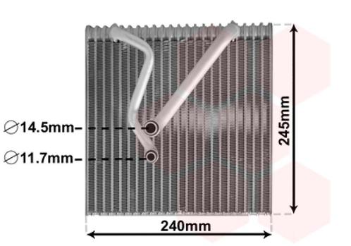 LUCHTCONDENSATOR VOOR AUDI A3 8P 2003-2008 1K1820103, Auto-onderdelen, Airco en Verwarming, Nieuw, Ophalen of Verzenden