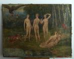 Pierre Puvis De Chavannes (1824-1898), Kring van - Allégorie, Antiek en Kunst, Kunst | Schilderijen | Klassiek