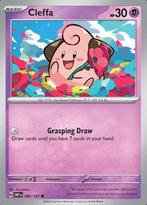 Cleffa 080/197 reverse holo Obsidian flames, Hobby en Vrije tijd, Verzamelkaartspellen | Pokémon, Ophalen of Verzenden, Nieuw