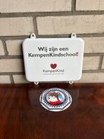 Emaille reclameborden - Set van 2 decoratieve metalen borden