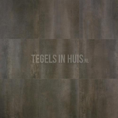 Vloertegel / wandtegel gerhy acero donker grijs 120x120, Doe-het-zelf en Verbouw, Tegels, Vloertegels, Nieuw, 10 m² of meer, Ophalen