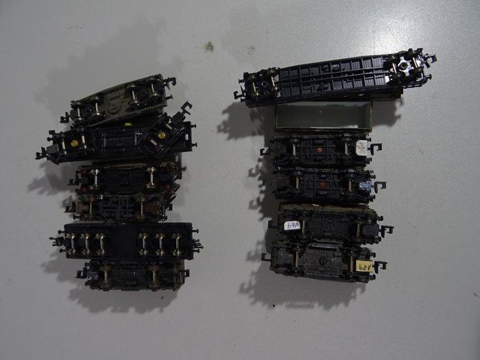 Diverse N - Treinset (11) - 11-delig militair transport - DB, Hobby en Vrije tijd, Modeltreinen | N-Spoor