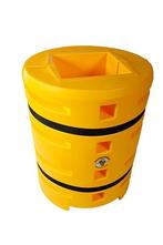 Column Sentry kunststof kolombeschermer  -  Geel  -, Verzenden