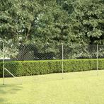 vidaXL Gaashek met palen 15x1,5 m gegalvaniseerd staal, Verzenden, Nieuw, IJzer, 1 tot 2 meter