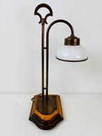 Bureaulamp - Antieke verstelbare lamp 1920-1940 - Messing,