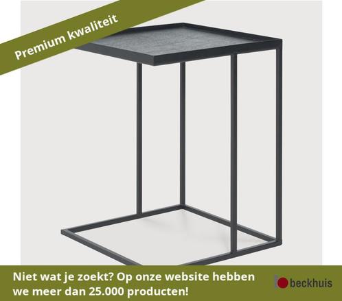 Ethnicraft Indoor Bijzettafel Metaal Vierkant - Zwart, Huis en Inrichting, Tafels | Bijzettafels, Nieuw, Overige materialen, Ophalen of Verzenden