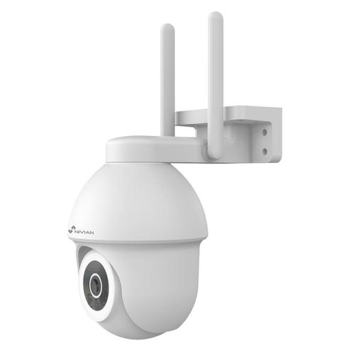 Nivian NVS-IPC-0S3 Full HD 4MP witte Wi-Fi PT full color, Audio, Tv en Foto, Videobewaking, Nieuw, Ophalen of Verzenden
