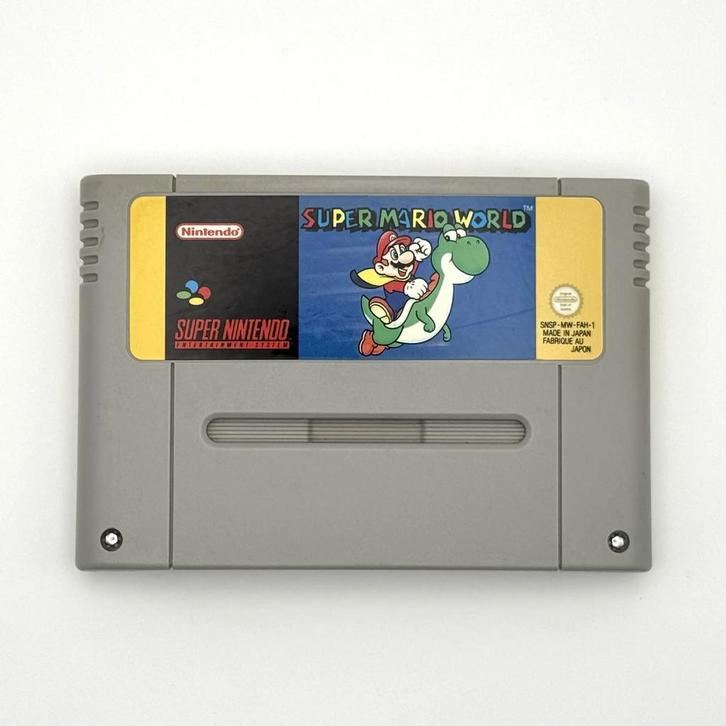 Super Mario World - Super Nintendo (SNES) - Cartridge - FAH…, Spelcomputers en Games, Games | Nintendo Super NES, Ophalen of Verzenden