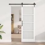 vidaXL Interieur Deur met Glas ORKDAL Wit 78 x 211 cm, Doe-het-zelf en Verbouw, Verzenden, Nieuw