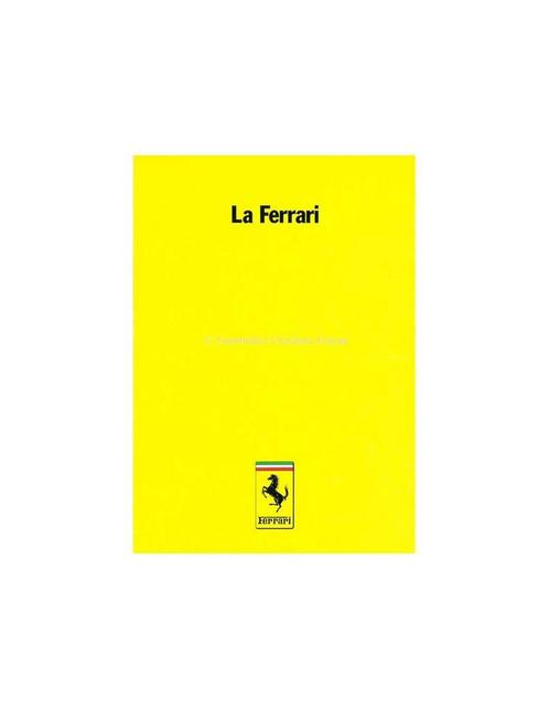 1989 FERRARI LA FERRARI BROCHURE 537/89, Boeken, Auto's | Folders en Tijdschriften, Ferrari