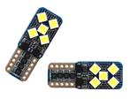 W5W autolamp 2 stuks | LED T10 10-SMD daglichtwit 6000K | CA, Verzenden, Nieuw