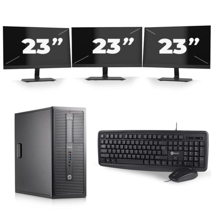 HP EliteDesk 800 G1 Tower - Intel Core i5-4e Generatie - 8GB, Computers en Software, Desktop Pc's, Nieuw, Verzenden