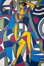 Patricia Kleyman - Soirée au Club Les Bains Douches à Paris, Antiek en Kunst, Kunst | Designobjecten