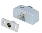 Oplegslot smal met cilinderslot SKG1® zilver grijs, Doe-het-zelf en Verbouw, Hang- en Sluitwerk, Verzenden, Nieuw