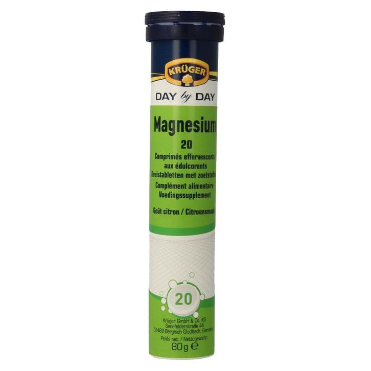 Kruger Magnesium bruistablet 20 Stuks, Sport en Fitness, Gezondheidsproducten en Wellness, Verzenden
