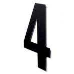 Deurbeslag | Huisnummer 4 | Intersteel | 50 cm, Verzenden, Nieuw