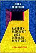 Handboek kleinkunst voor gezongen repertoire 9789038874487, Boeken, Verzenden, Gelezen, J. Verdoner