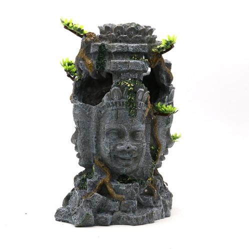 Boeddha ruïne met wortels OS-230 - aquarium decoratie, Dieren en Toebehoren, Vissen | Aquaria en Toebehoren, Sierelement, Nieuw