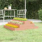 vidaXL Plantenbak 80x80x27 cm massief douglashout, Tuin en Terras, Bloembakken en Plantenbakken, Minder dan 30 cm, Verzenden, Nieuw