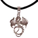 Veterketting Zwart Fluweel - Zilverkleurige Sluiting - 45cm, Ophalen of Verzenden, Nieuw