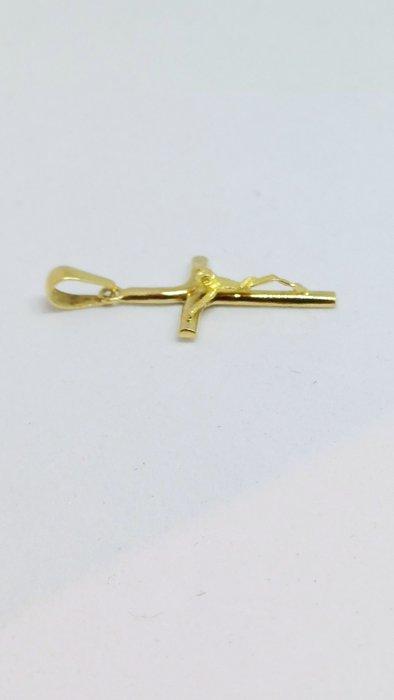 Zonder Minimumprijs - Kruishanger - 18 karaat Geel goud, Sieraden, Tassen en Uiterlijk, Antieke sieraden