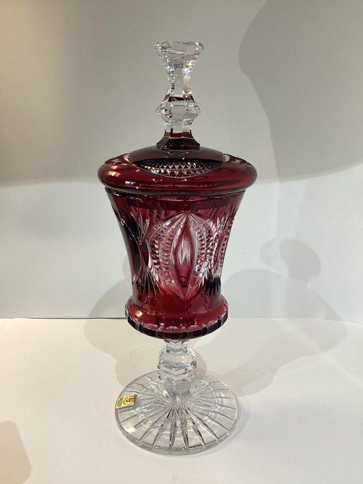 dekselvaas - Bonbonnière - Kristal - Caesar Crystal - 40 cm, Antiek en Kunst, Antiek | Glas en Kristal