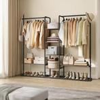 Open Kledingkast met Planken – 2 Kledingroedes en Haken, Verzenden, Nieuw