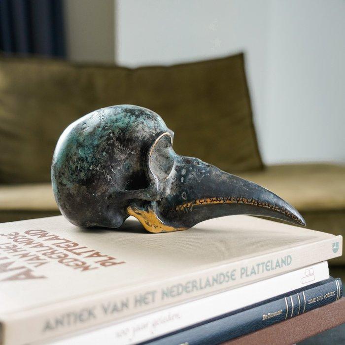 sculptuur, NO RESERVE PRICE - Patinated Sculpture Bird Head, Antiek en Kunst, Kunst | Designobjecten