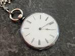 Anonyme - montre gousset à clé 1900 - Boîtier et châtelaine, Nieuw