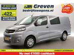 Opel Vivaro 1.5 CDTI L3H1 MARGE Dubbele Cabine 5-Zits PDC, Auto's, Bestelauto's, Nieuw, Zilver of Grijs, Te koop, Financial lease