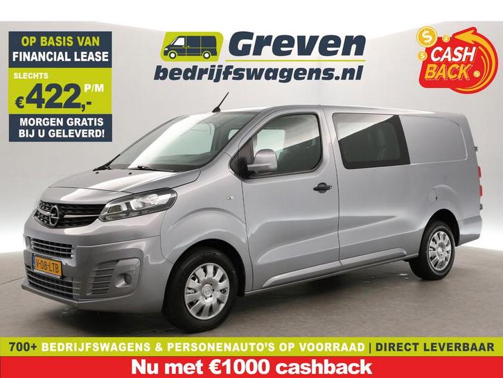 Opel Vivaro 1.5 CDTI L3H1 MARGE Dubbele Cabine 5-Zits PDC, Auto's, Bestelauto's, Te koop, Handgeschakeld, Financial lease, Diesel