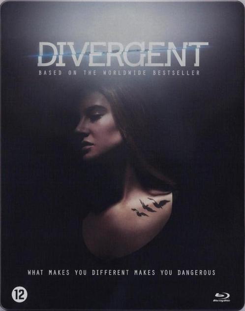 Divergent steelbook blu-ray plus dvd (blu-ray tweedehands, Cd's en Dvd's, Blu-ray, Zo goed als nieuw, Ophalen of Verzenden