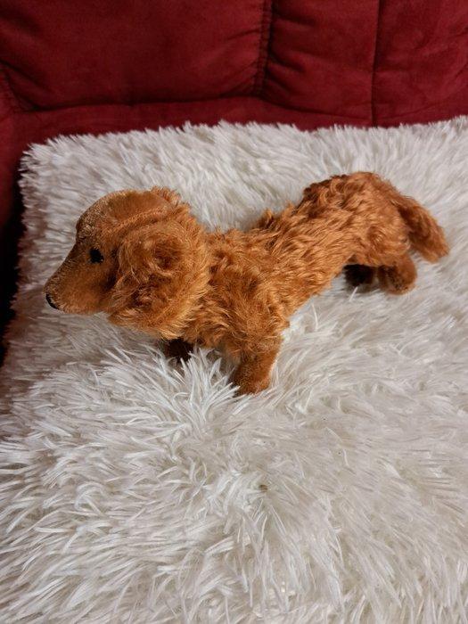 Steiff - Figuur - Plüschtier Dackel - Textiel, Plastic,, Antiek en Kunst, Antiek | Speelgoed